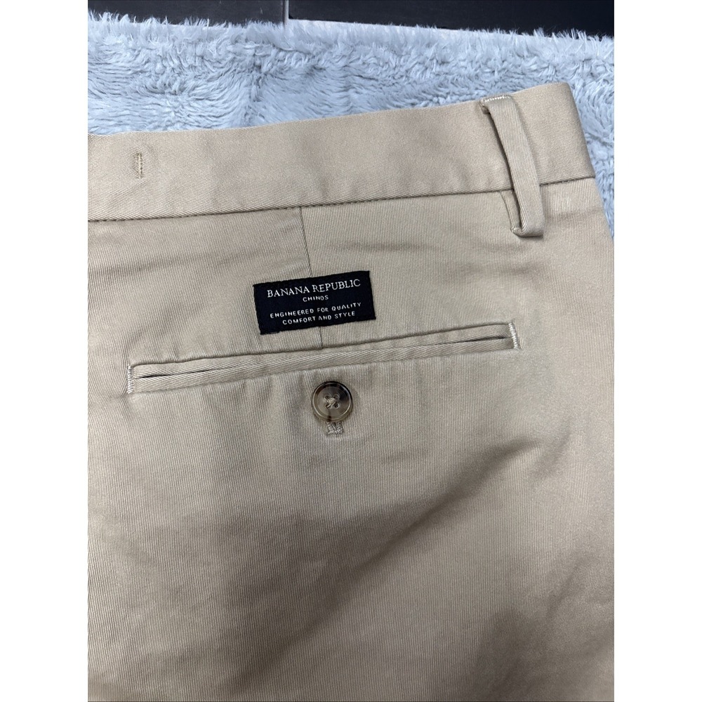 Banana Republic Mens Khaki Pants W32xL30 - Picture 7 of 10